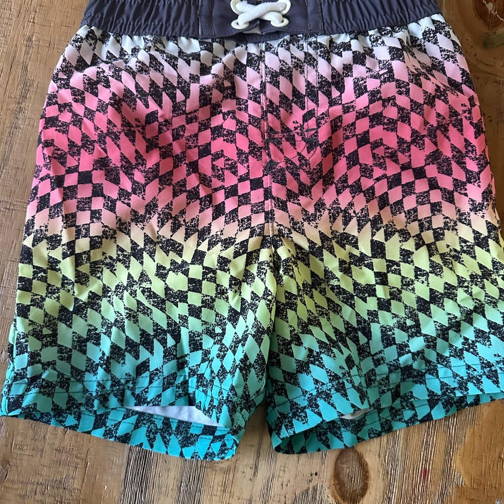 Wonder Nation Kids Swim Trunks - Pink, Yellow, Green, Blue